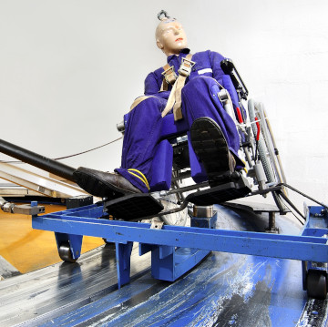 image teste un fauteuil roulant